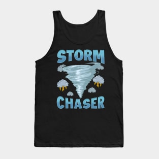 Cute Storm Chaser Severe Weather Tornado Hurricane Tank Top